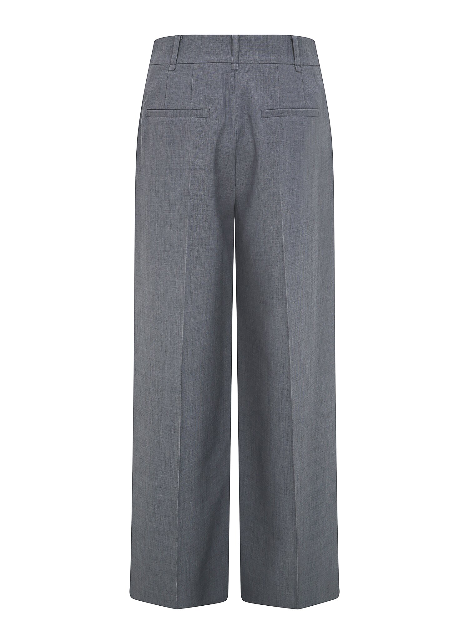 웰트 포켓 원턱 와이드 팬츠 (DARK GREY)