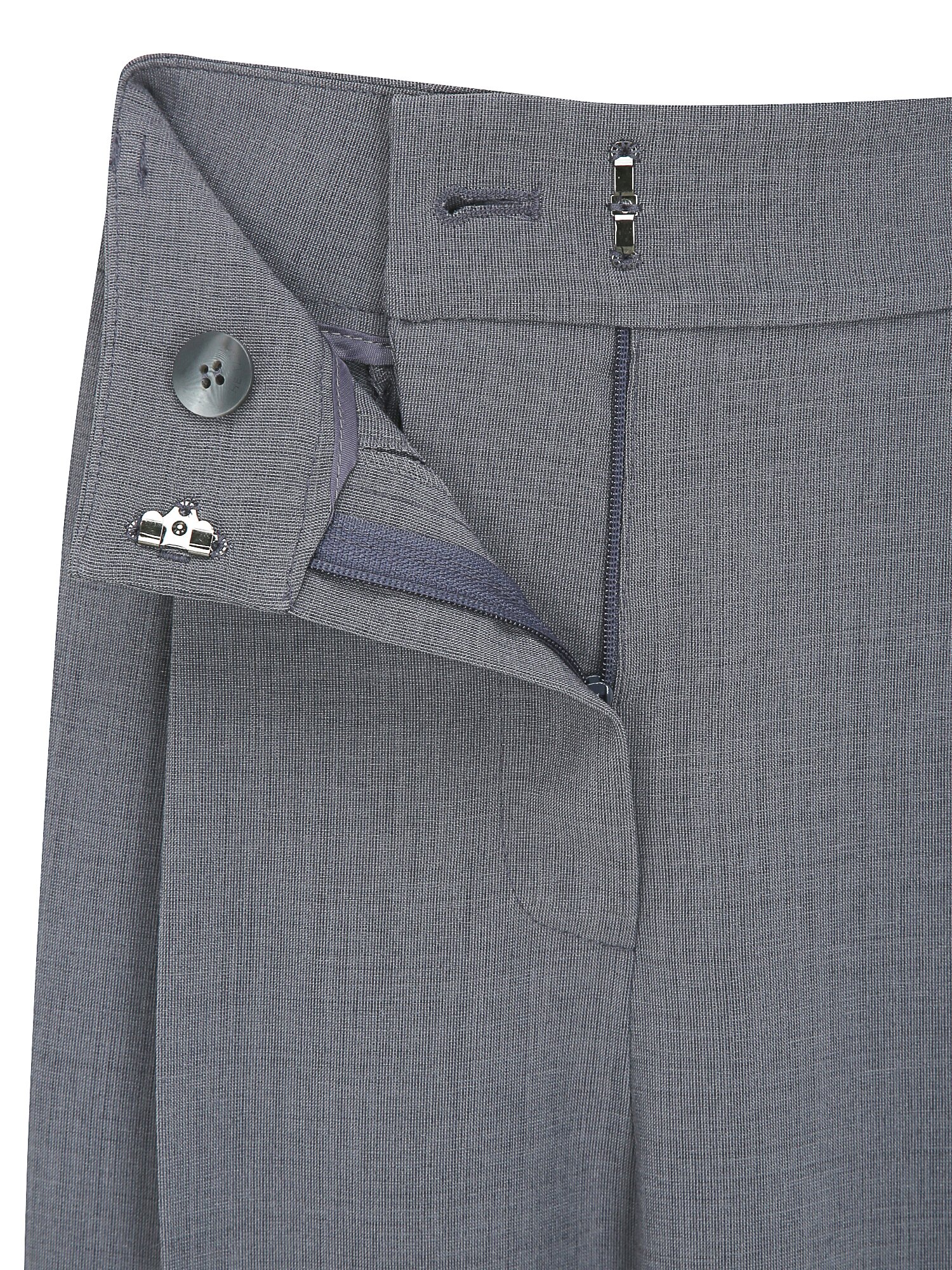 웰트 포켓 원턱 와이드 팬츠 (DARK GREY)