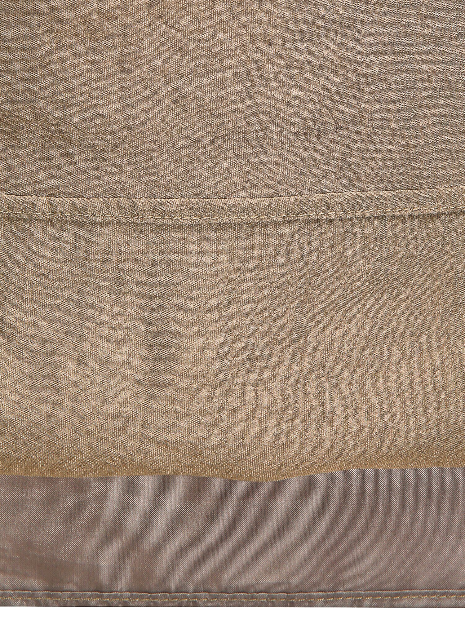 백 스트랩 셔링 하이넥 블라우스 (BEIGE)