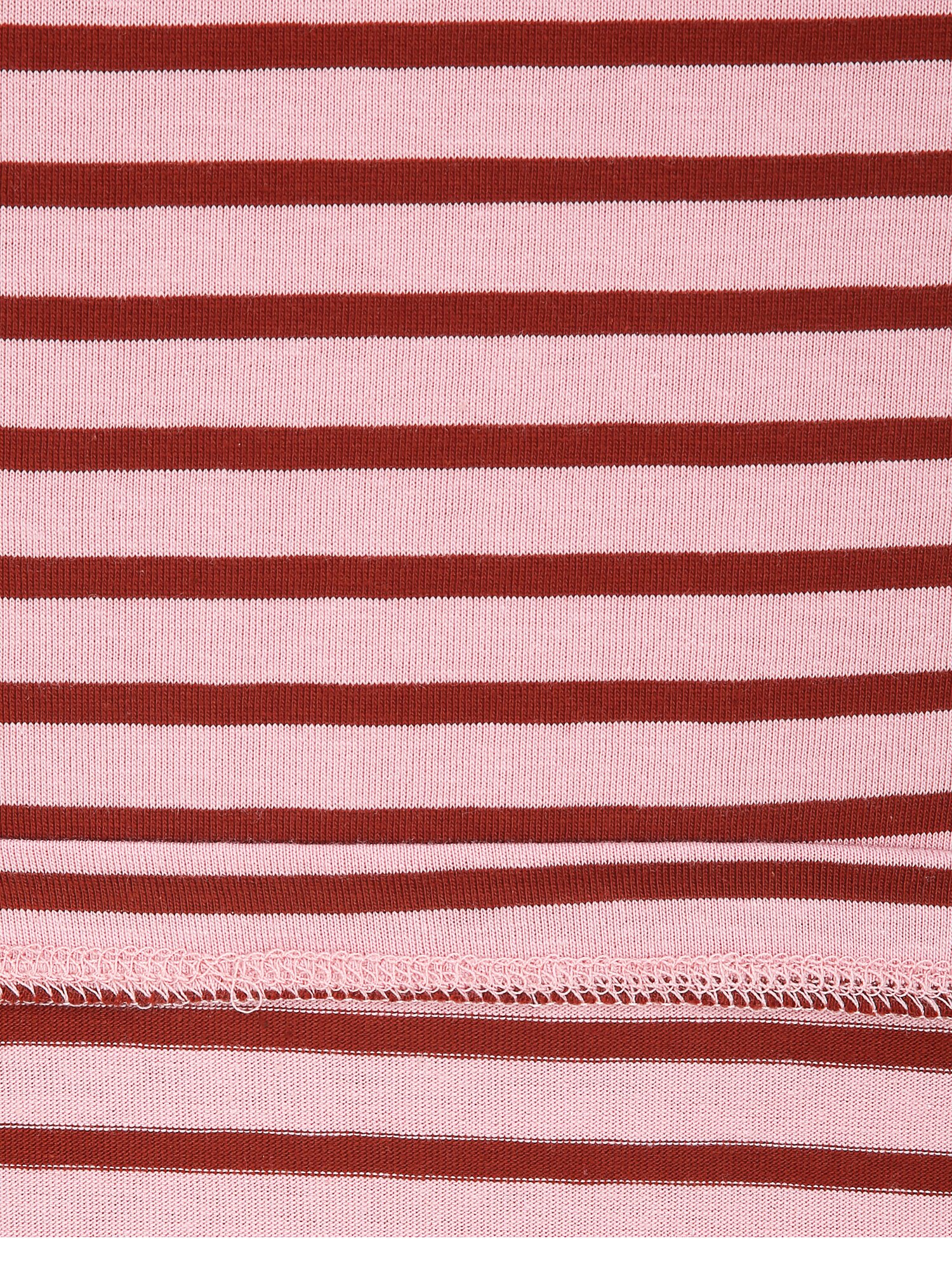 코튼 스트라이프 보트넥 티셔츠 (STRIPE PINK)