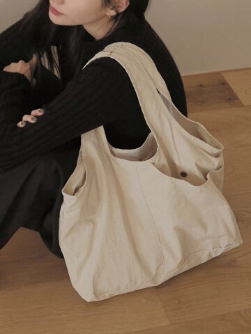 텐포켓 나일론 보부상 숄더백