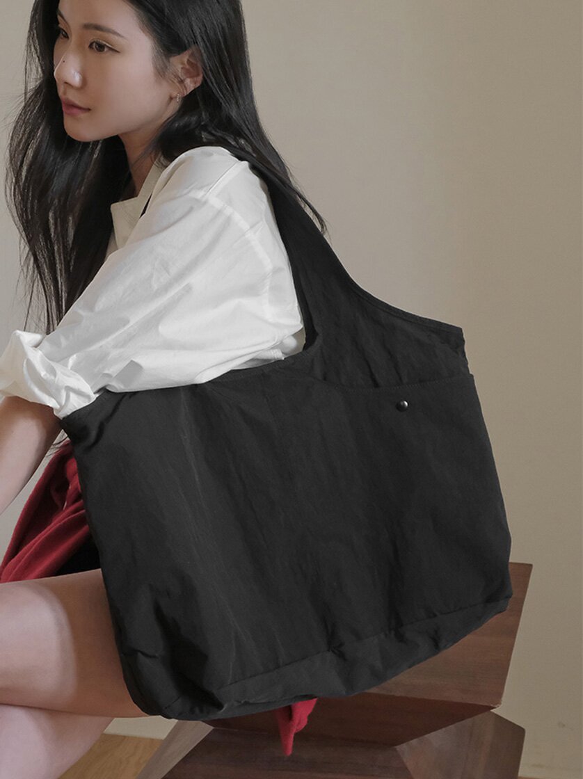 텐포켓 나일론 보부상 숄더백