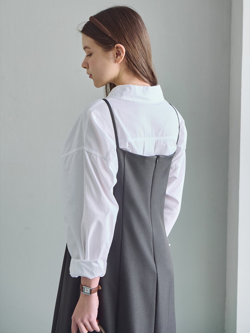 Lay belt strap dress_3 Colors