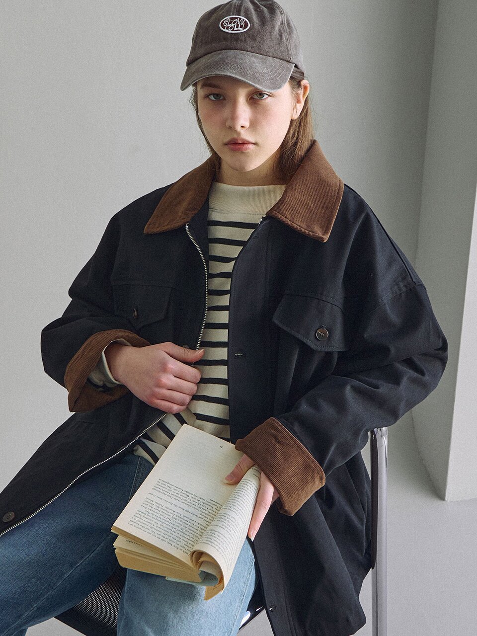 Out pocket work jacket_2 Colors