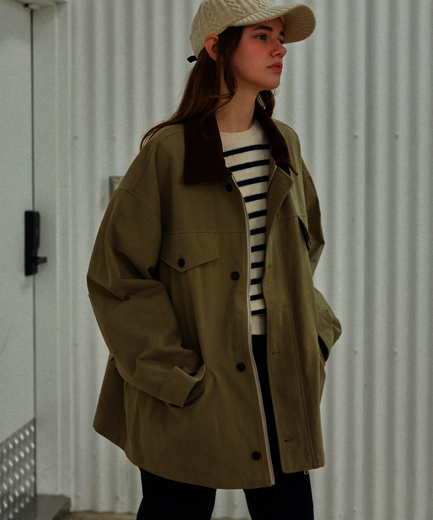 Out pocket work jacket_2 Colors