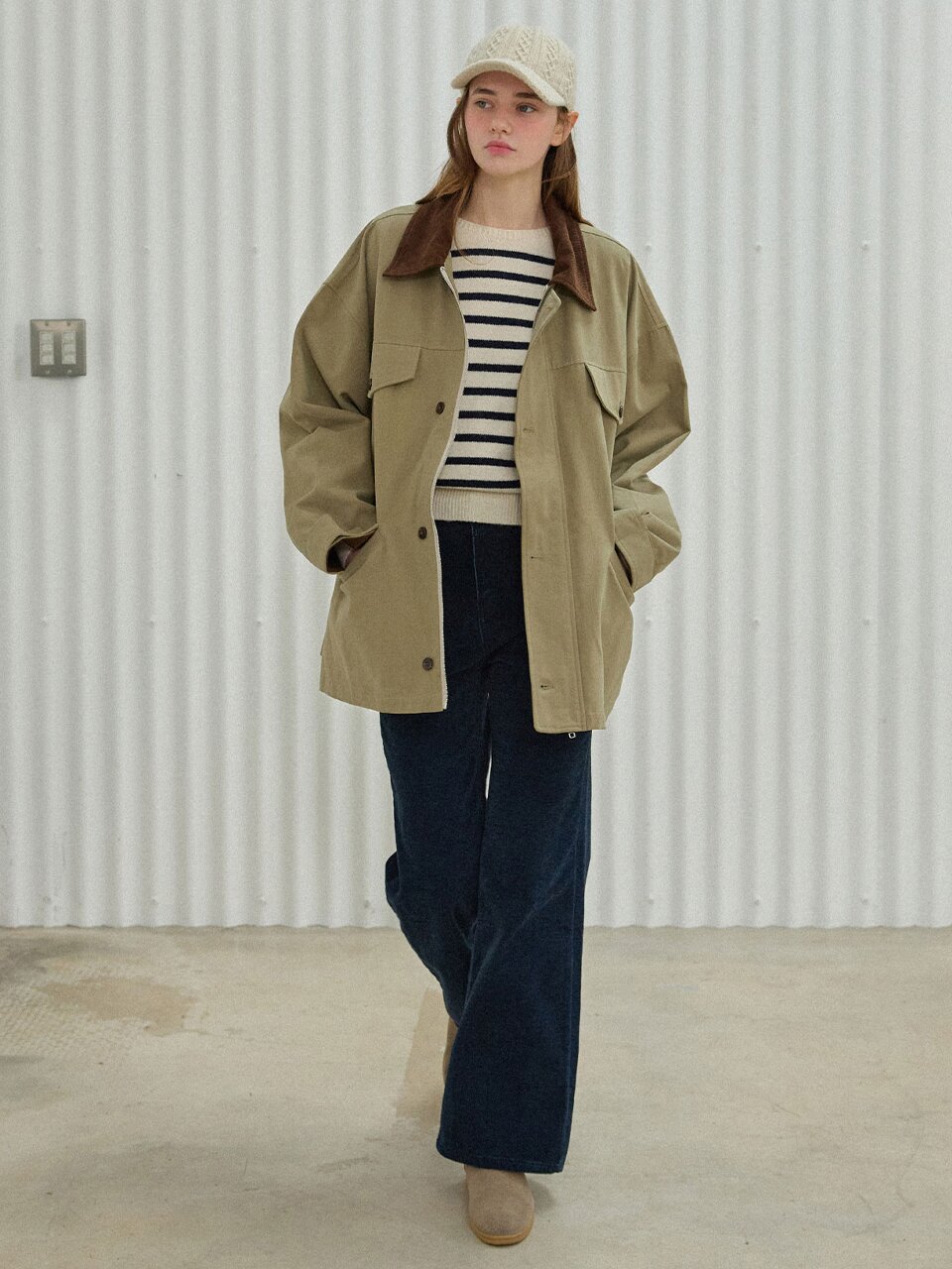 Out pocket work jacket_2 Colors