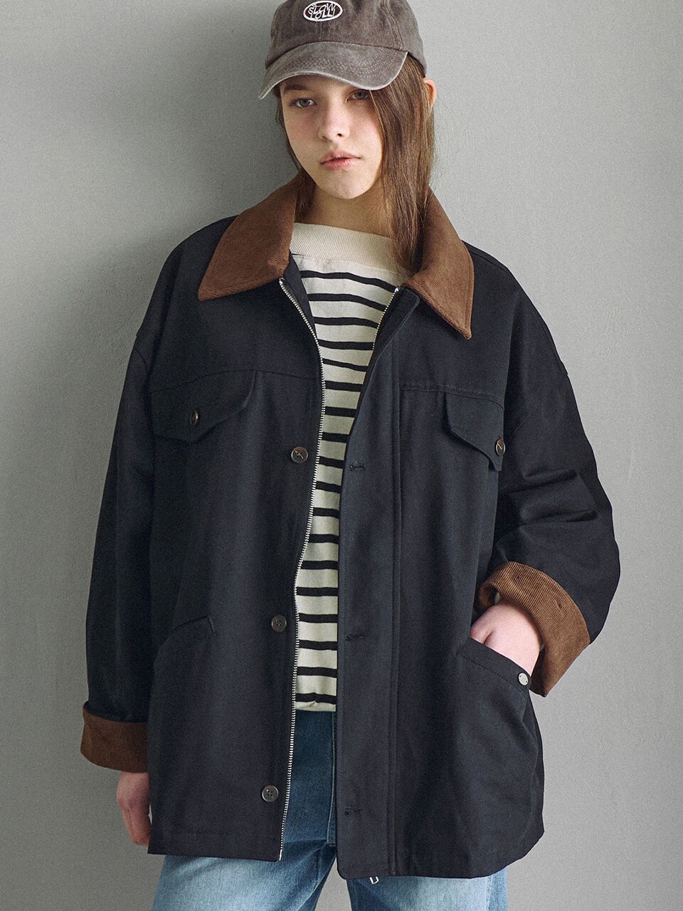 Out pocket work jacket_2 Colors