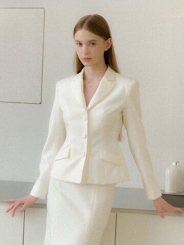 Signature Tailored Jacket / Ivory(3color)