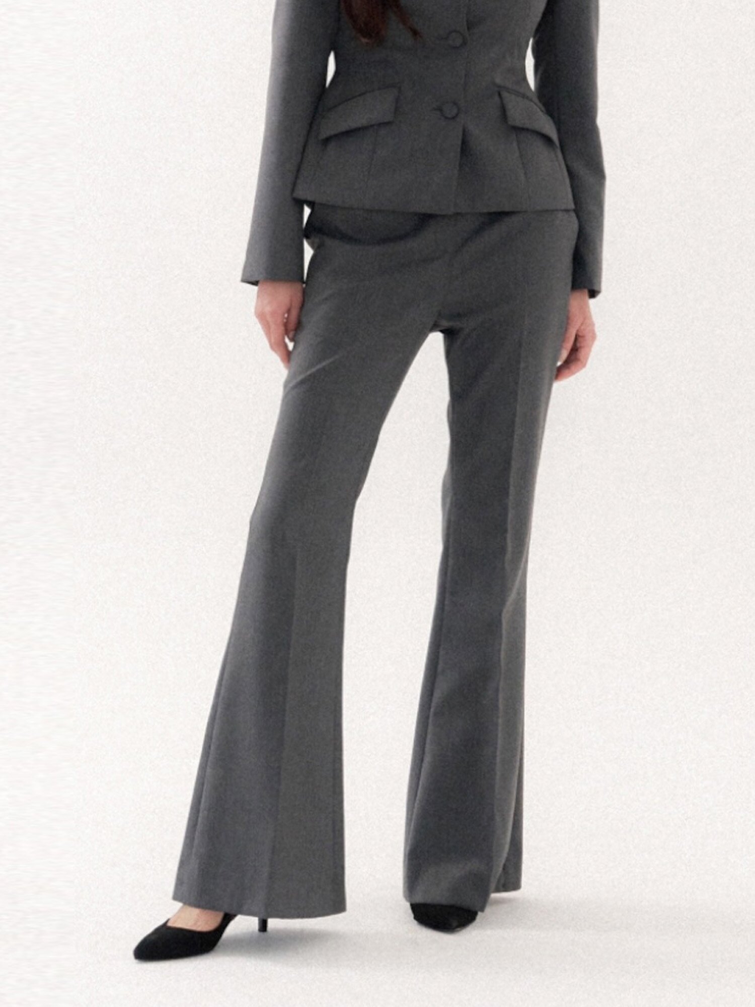 Signature Boots-cut Slacks / Gray(3color)