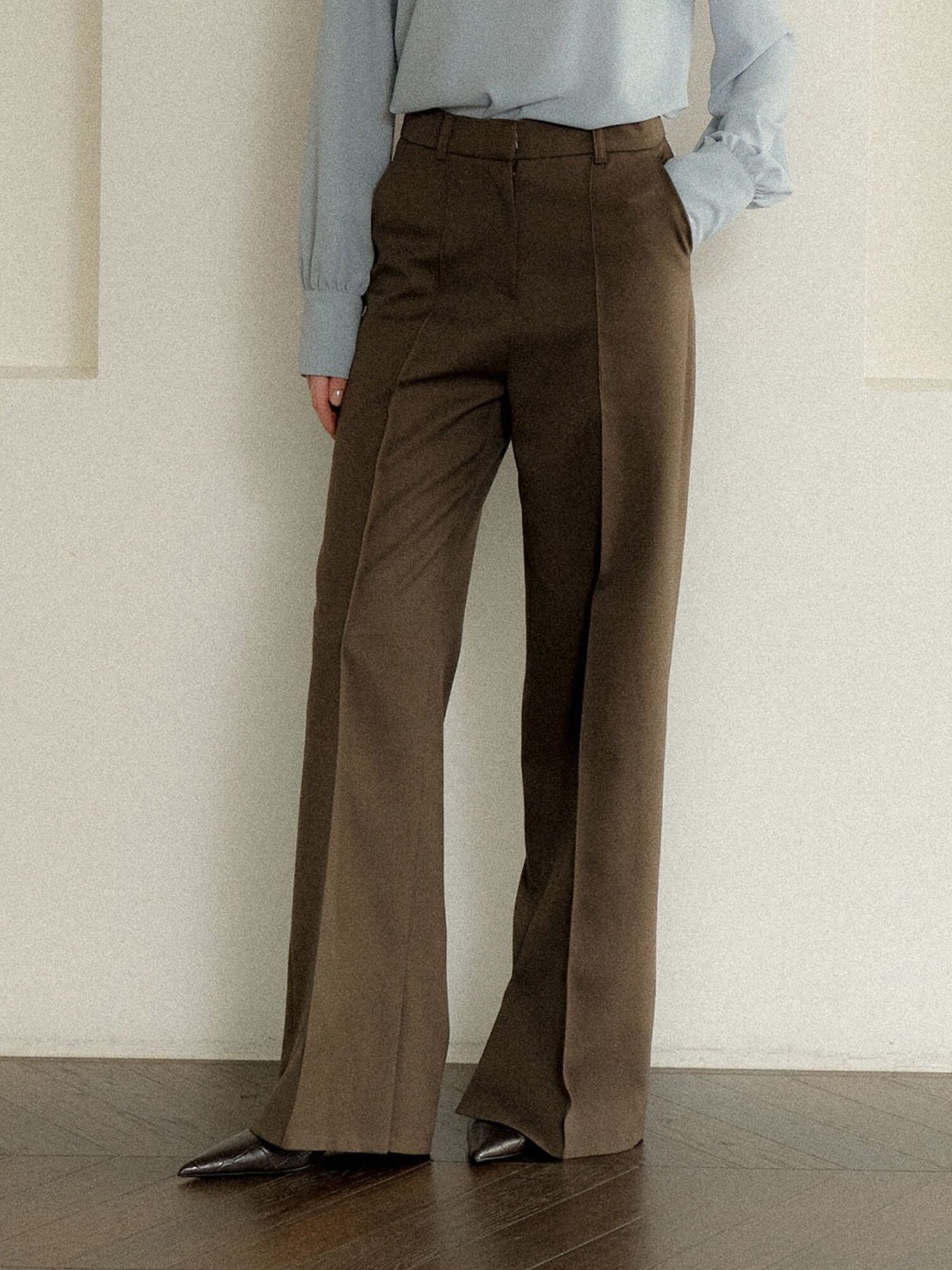 Signature Wide Slacks / Brown(2color)
