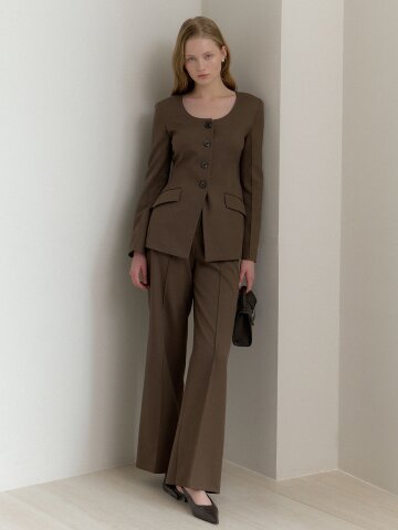 Signature Wide Slacks / Brown(2color)