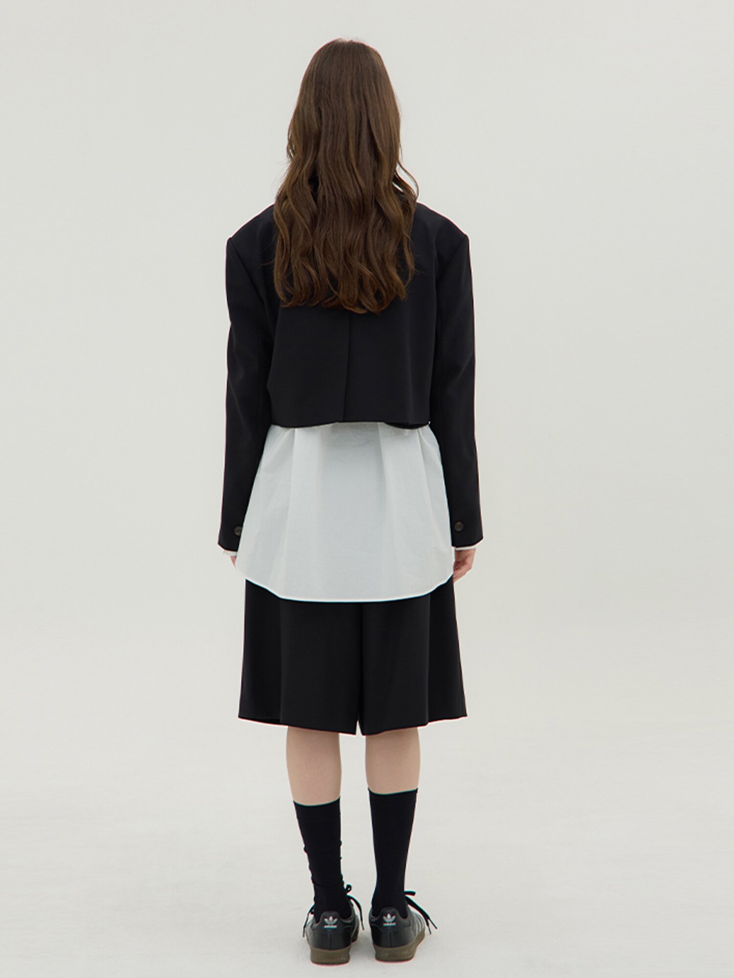 Staccato Bermuda Pants - Black