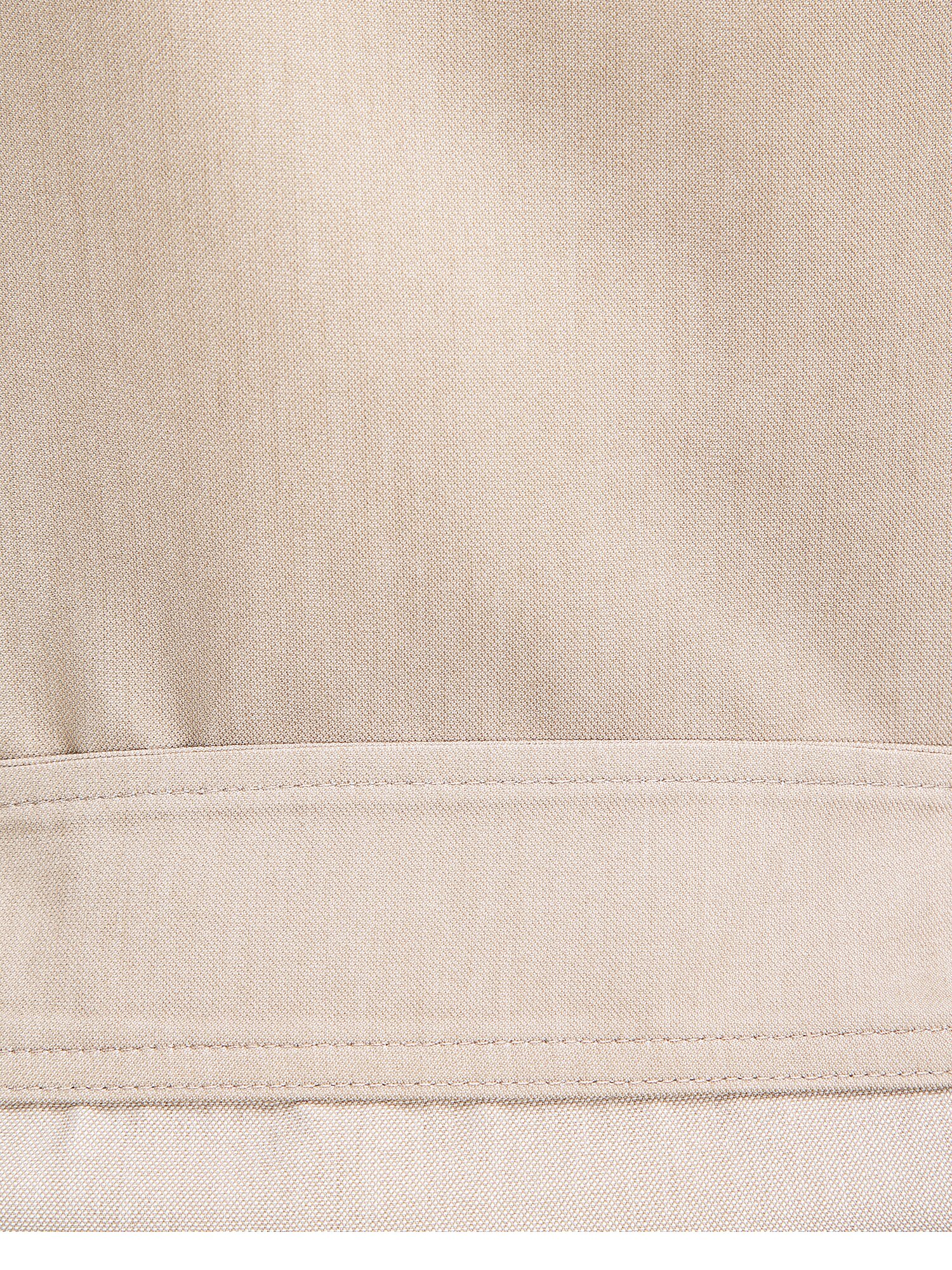 플랩 포켓 롤업 셔츠 재킷 (BEIGE)