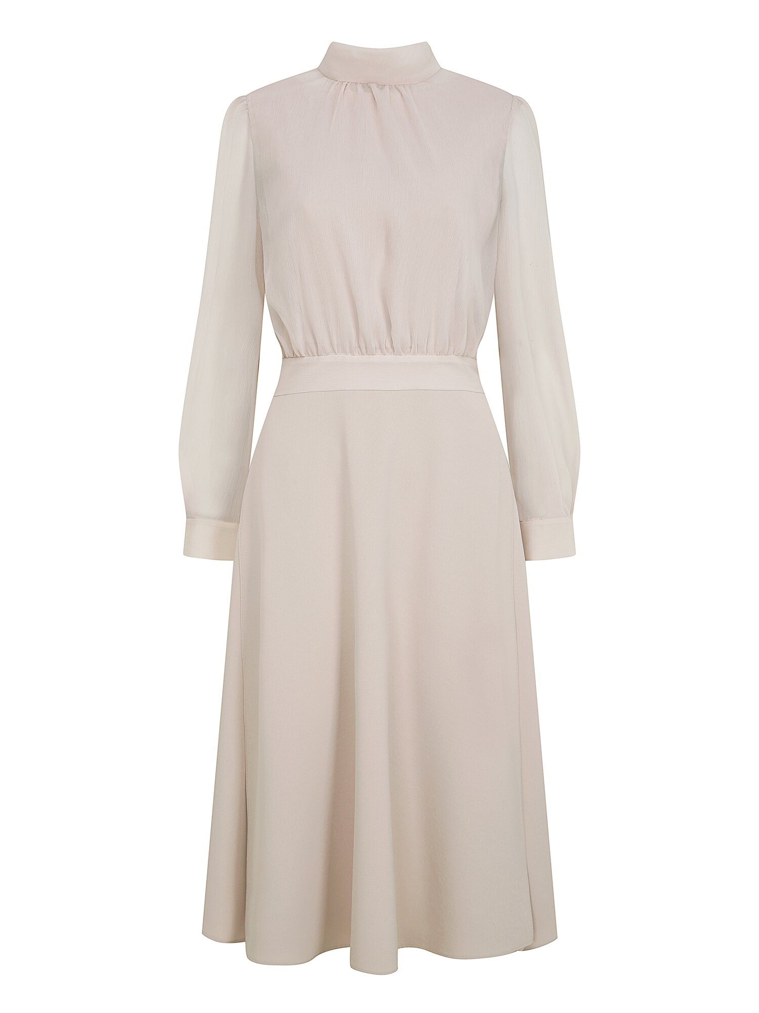 플레어 원피스 +블라우스 세트 (PINK)