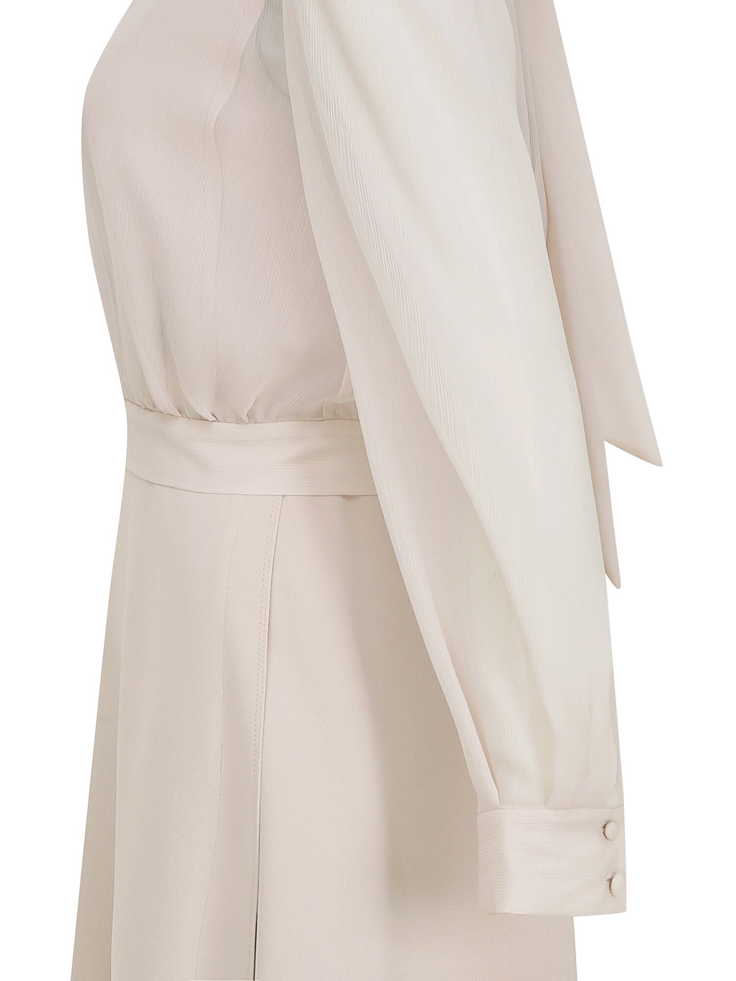 플레어 원피스 +블라우스 세트 (PINK)