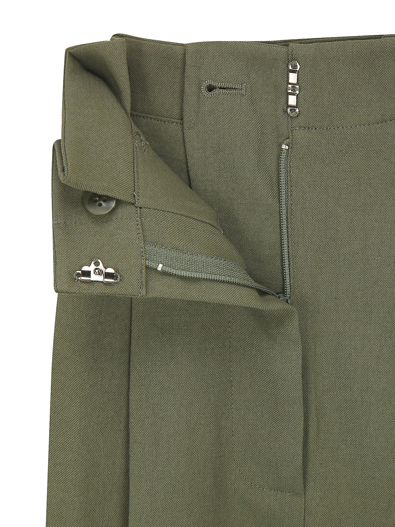 린넨 투턱 퀼로트 팬츠 (KHAKI)