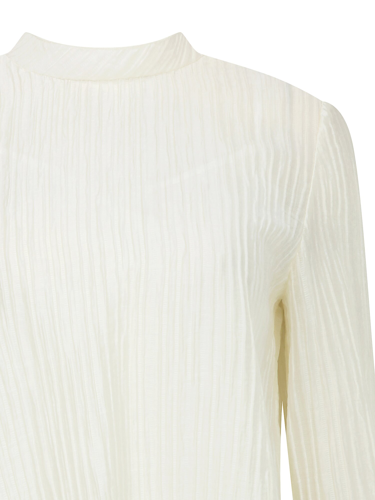 링클 백 버튼 블라우스 +이너 세트 (IVORY)