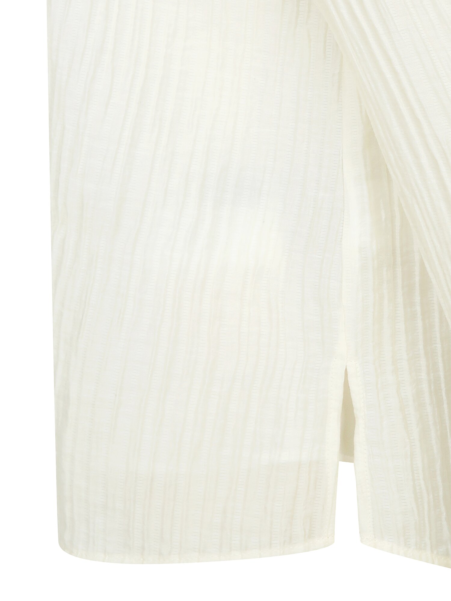 링클 백 버튼 블라우스 +이너 세트 (IVORY)