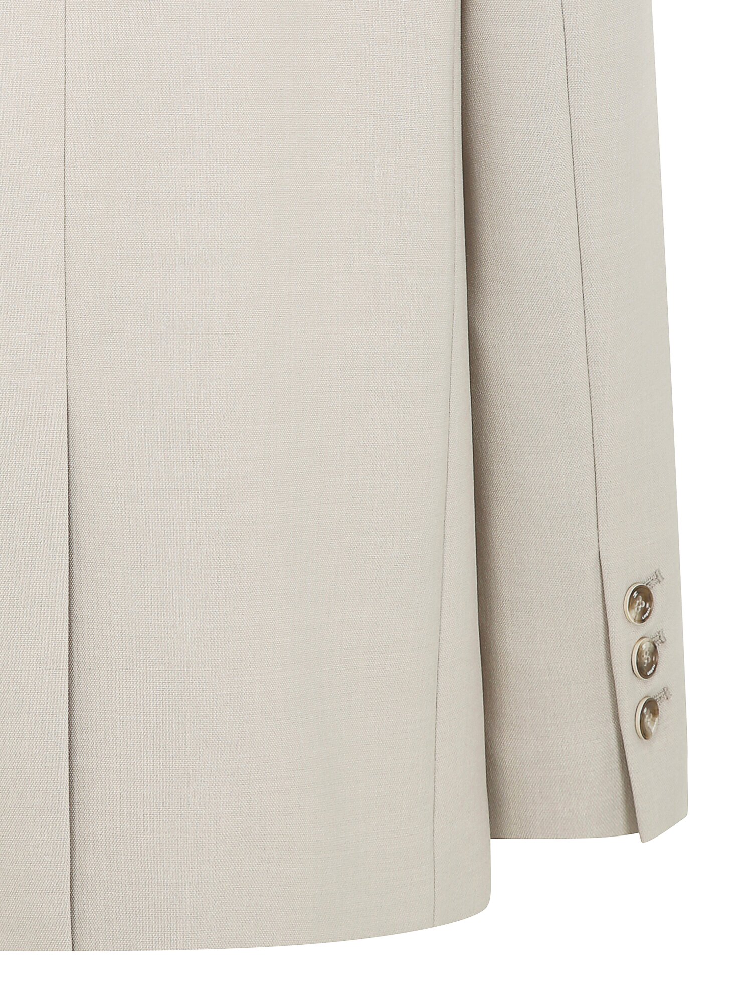 루즈핏 라벨 장식 싱글 재킷 (BEIGE)