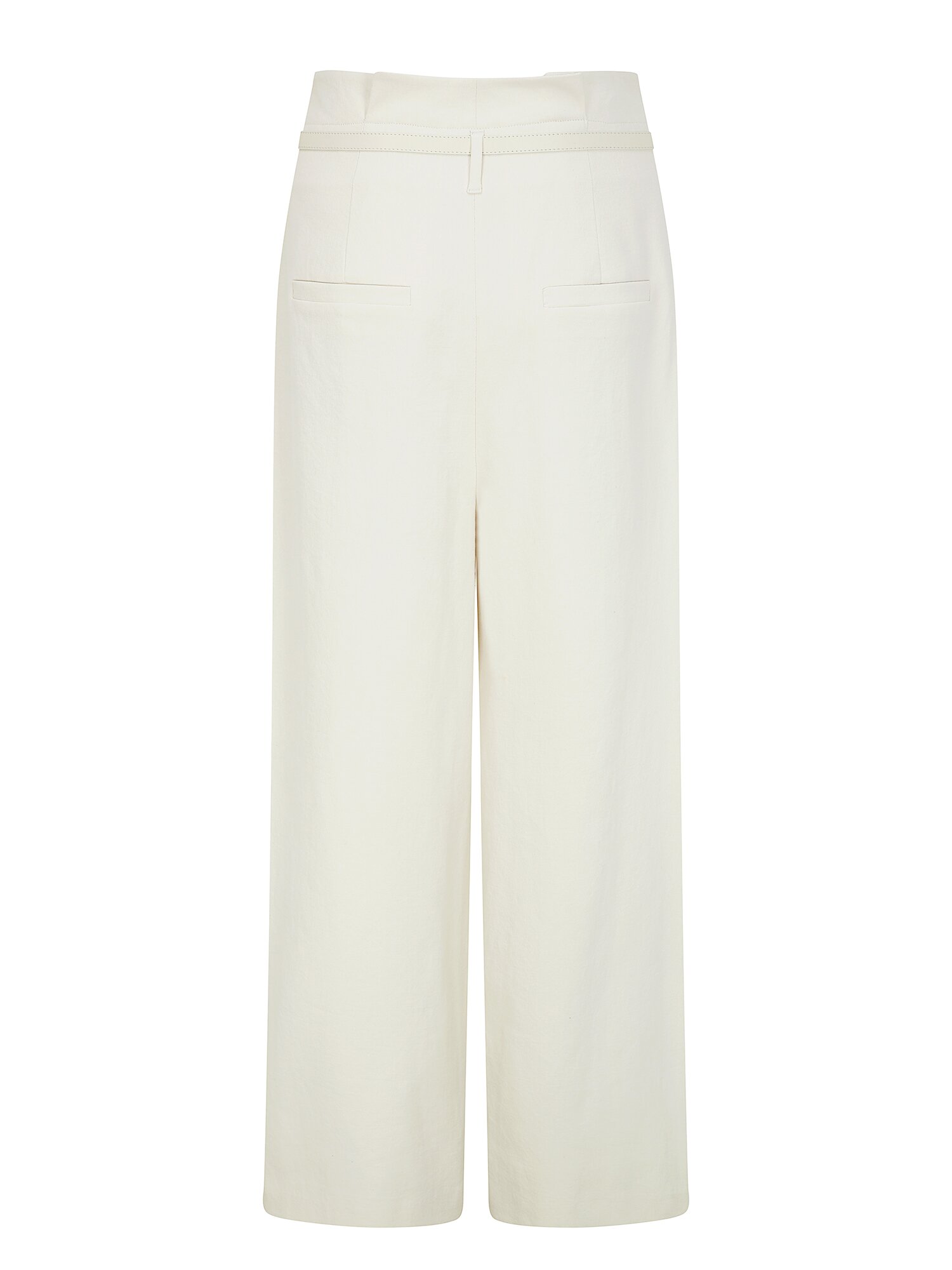 린넨 투턱 퀼로트 팬츠 (IVORY)