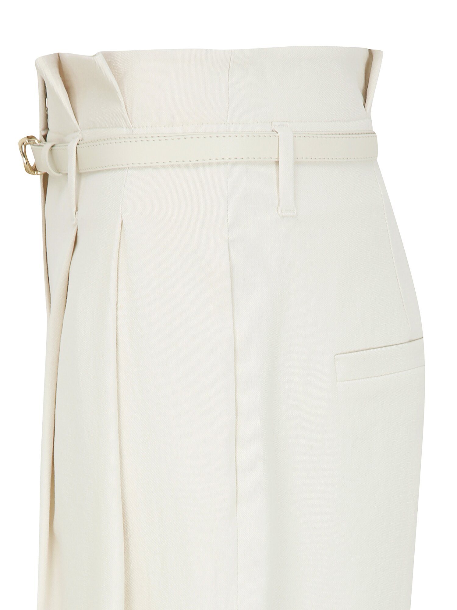 린넨 투턱 퀼로트 팬츠 (IVORY)