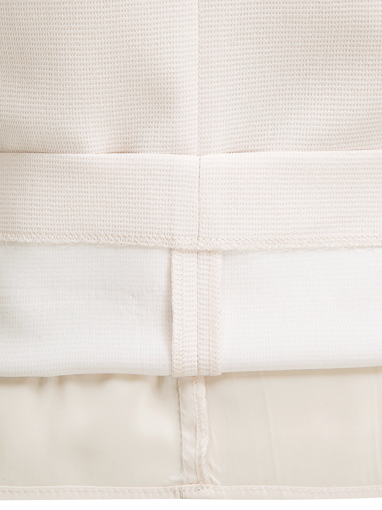 타이 시스루 슬리브 플레어 원피스 (LIGHT BEIGE)