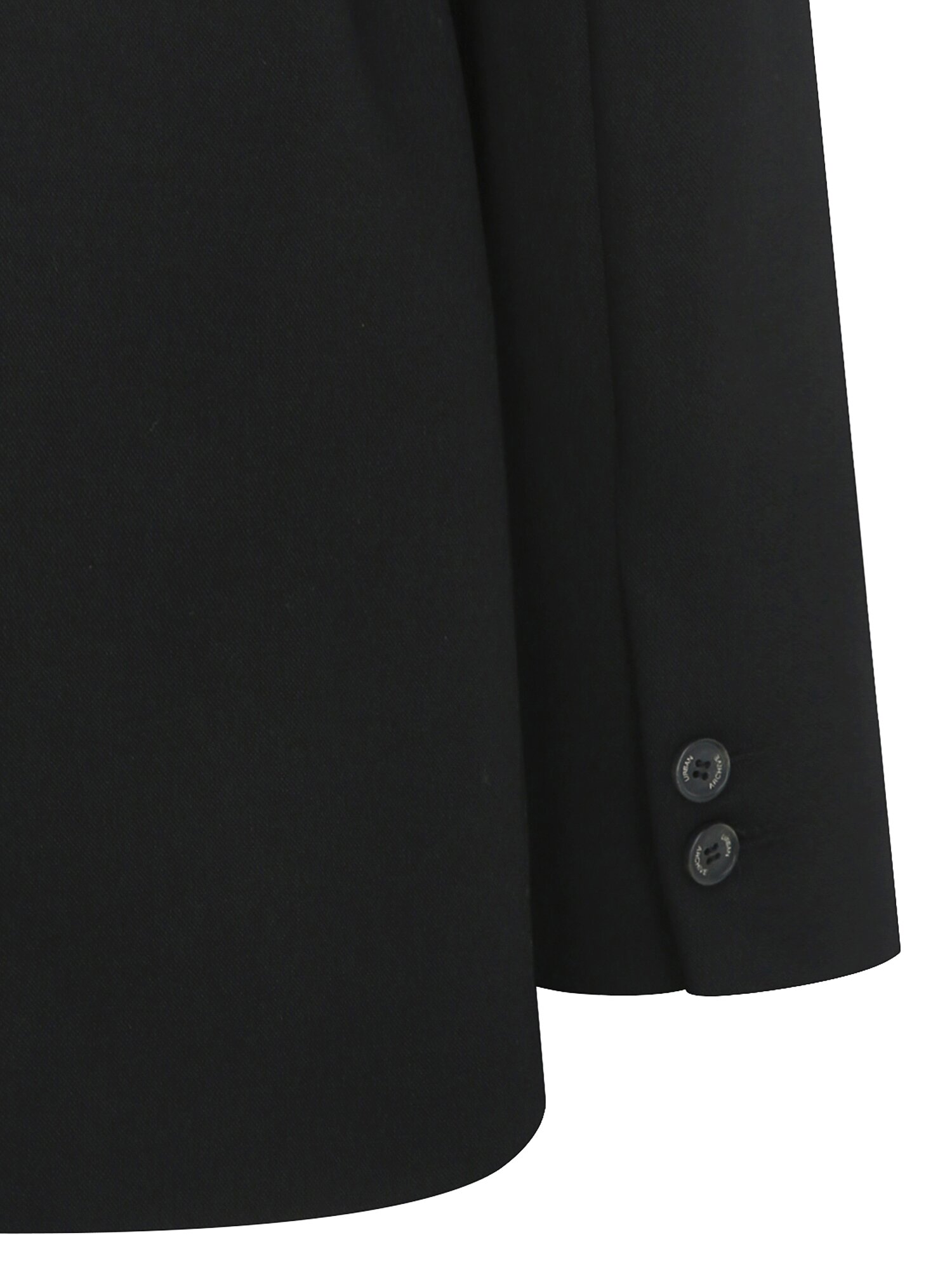 루즈핏 브이넥 싱글 재킷 (BLACK)