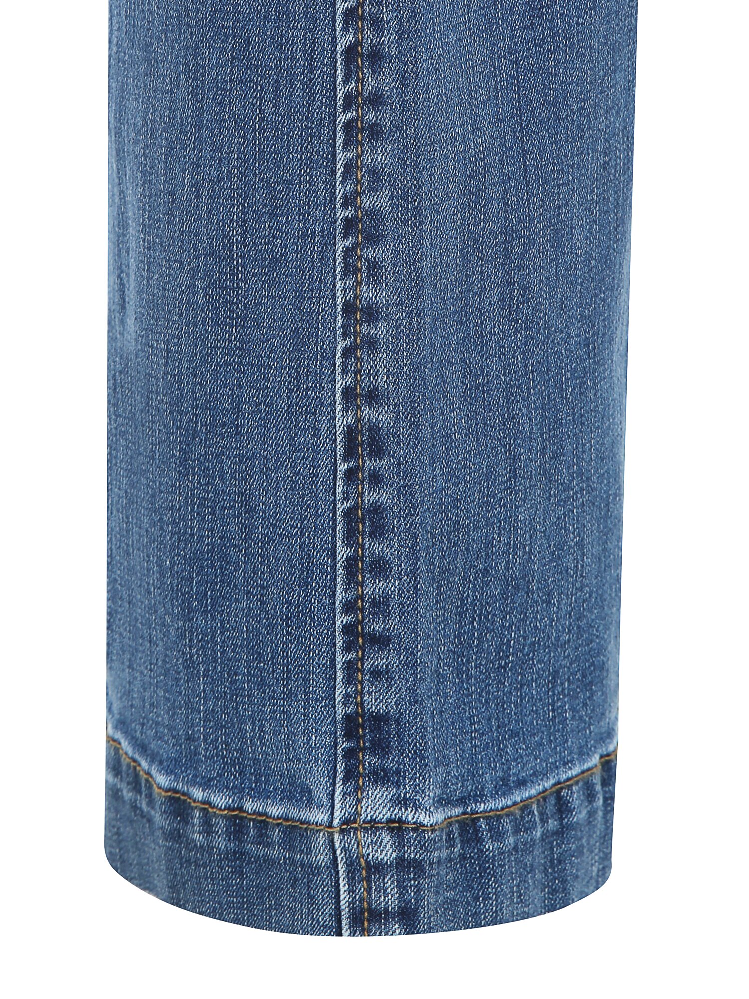 스판 워싱 부츠컷 데님 팬츠 (BLUE)