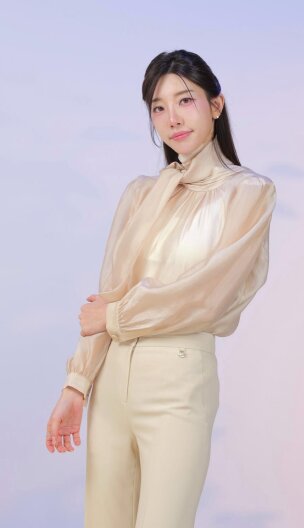 셔링 하이넥 블라우스 +이너 세트 