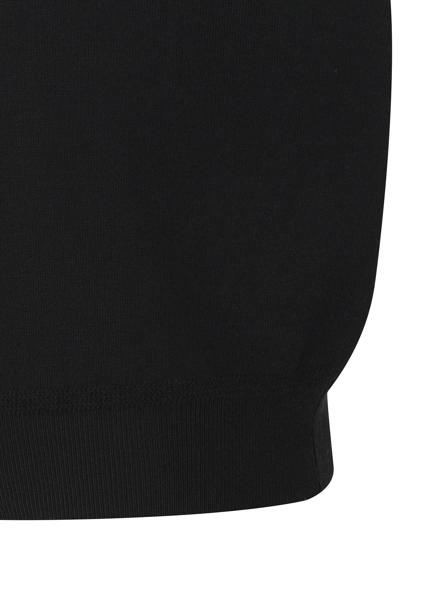 레이어드 브이넥 풀오버 니트 (BLACK)