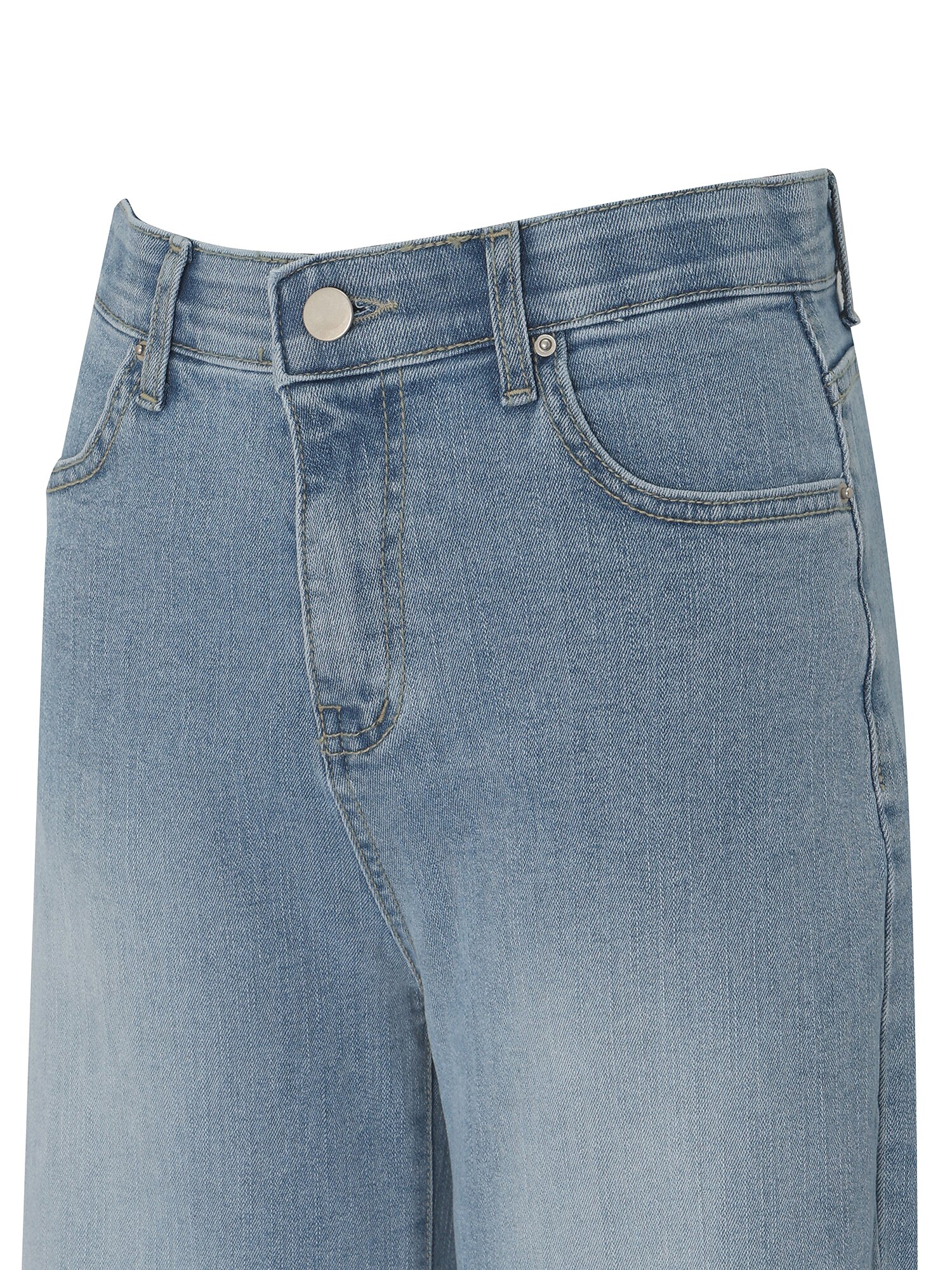 밴딩 워싱 데님팬츠 (LIGHT BLUE)