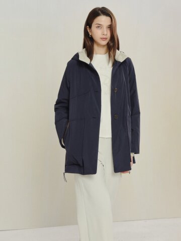 데일리 컴포트 후드 점퍼 