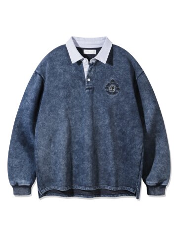 바켄 피그먼트 헤리티지 오버핏 카라티 BK7833_네이비