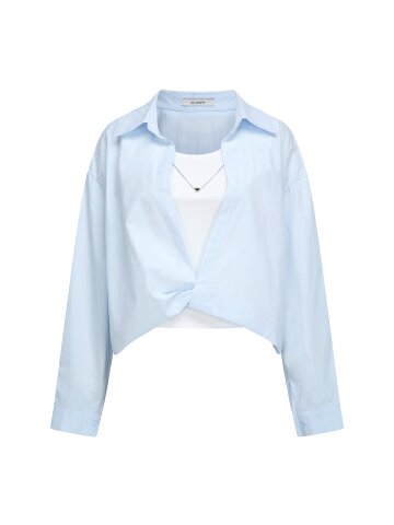 코튼 레이어드 블라우스 +탑 세트 