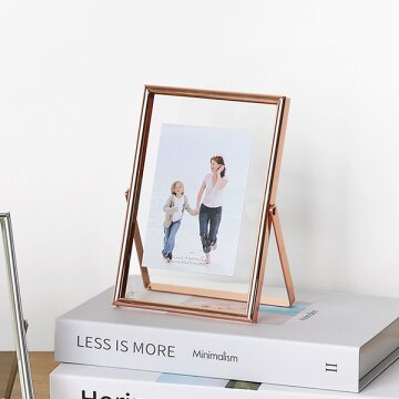 히키스 가족 아기 추억 기념사진 메탈 프레임 포토 테이블 사진액자 4x6