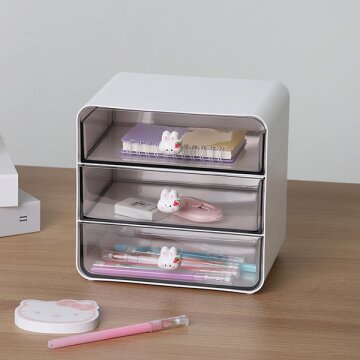 히키스 데스크 오거나이저 미니 서랍 홈오피스 공부방 책상 꾸미기 대형