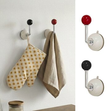 히키스 무타공 강력흡착 인테리어 벽후크 수건 모자 옷걸이 행거 LH190