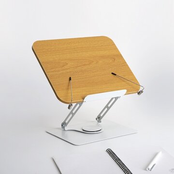 히키스 회전형 높이조절 우드 독서대 책 노트북거치대