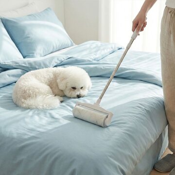 히키스 사선커팅 길이조절 테이프클리너 16cm 본품 돌돌이 밀대 머리카락 바닥청소