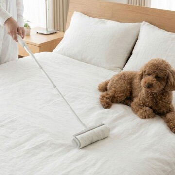 히키스 사선커팅 길이조절 테이프클리너 24cm 본품 돌돌이 밀대 머리카락 바닥청소