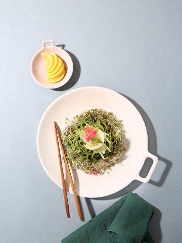 검트리 제이드 핸들접시 (대)