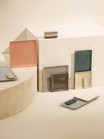 검트리 시드니 정사각 접시 8color