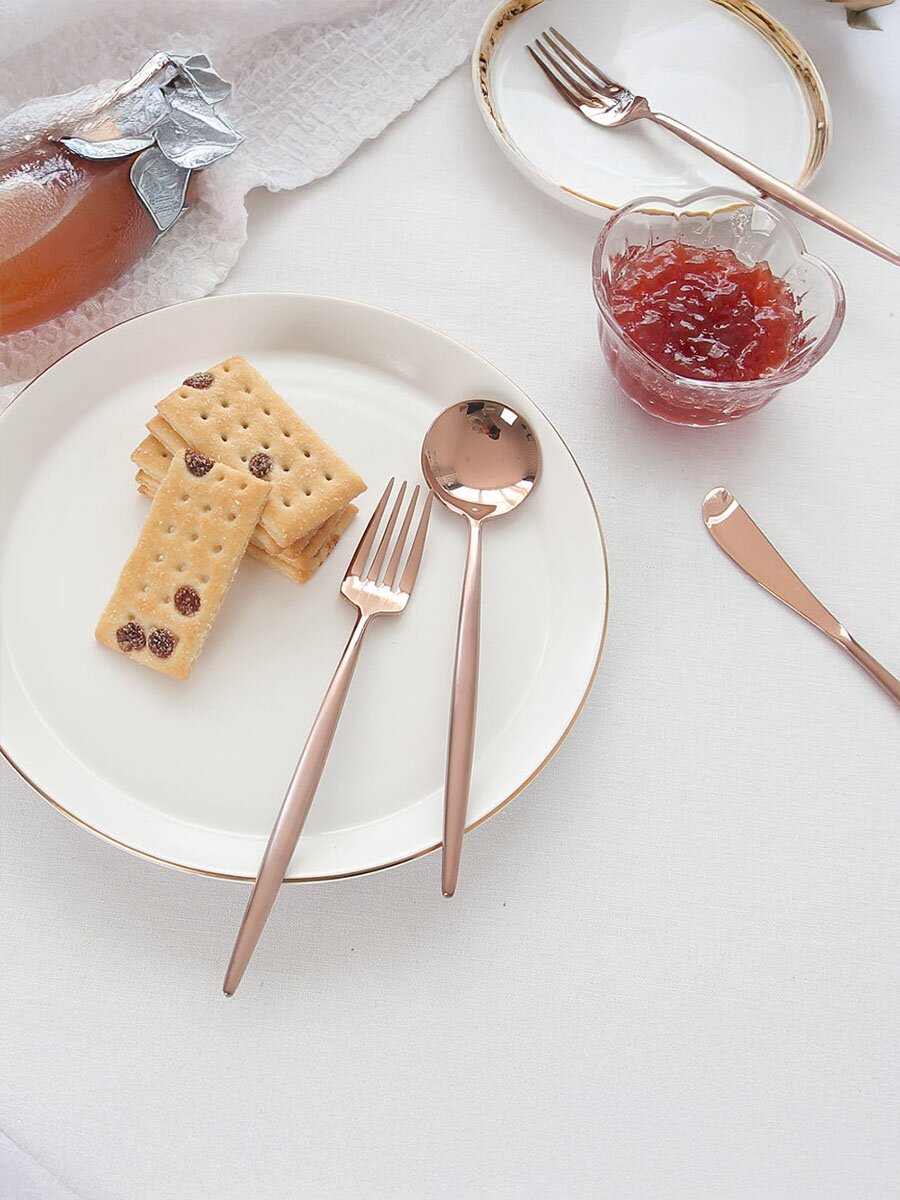 킹덤 티타늄 코팅 메탈 로즈골드