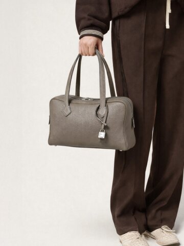 칸토 스퀘어 소가죽 숄더백_PCBG260101