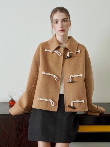 [리오더 2차] 토글 더플코트 - 카멜
