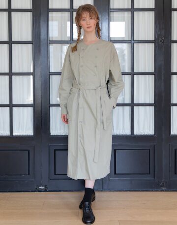 Double button string dress_2color