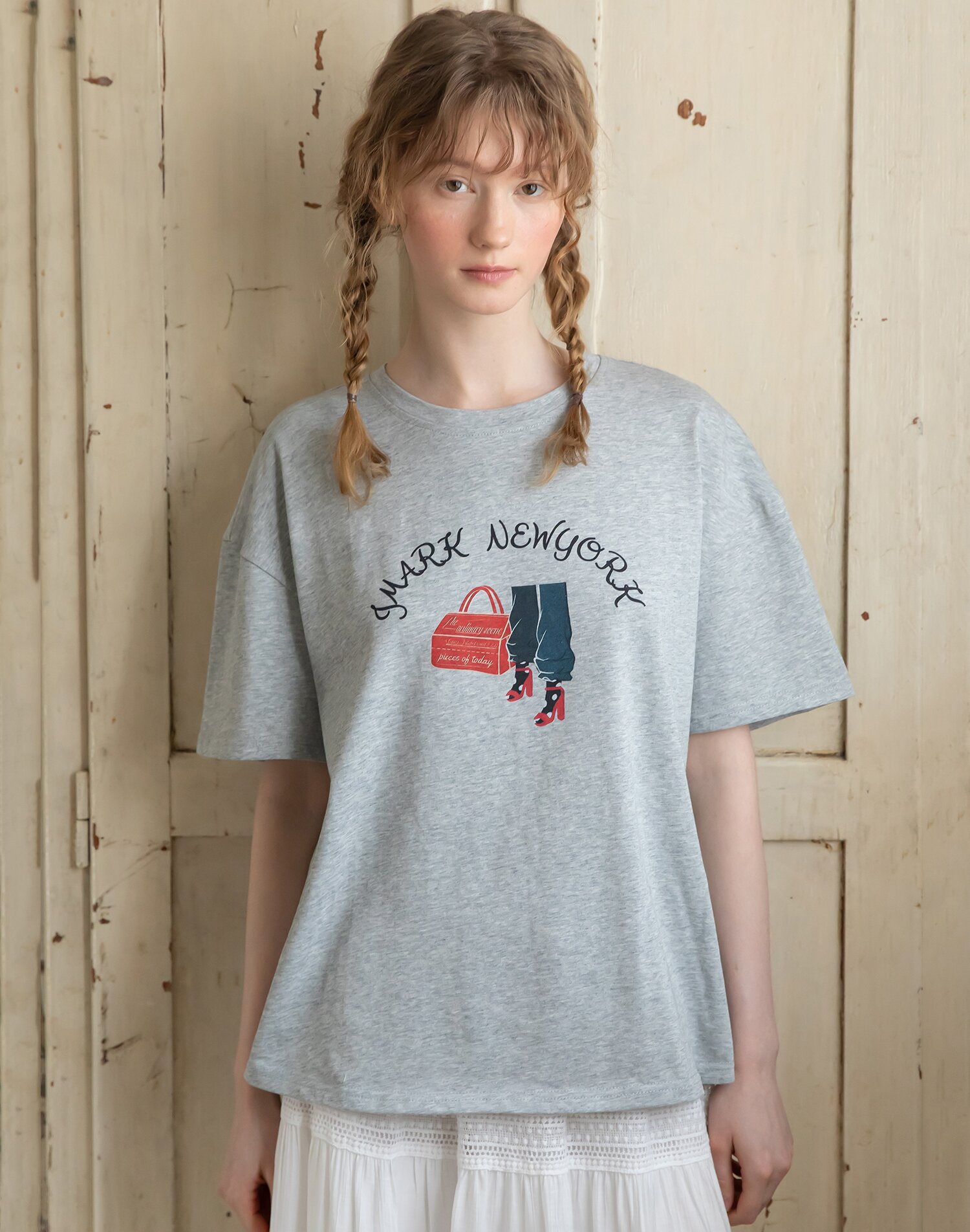 Lettering T-shirt_2color