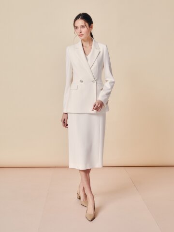 포멀 슬림 라인 펜슬 스커트 