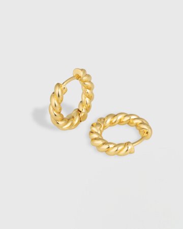 Rope Twist Ring Earrings
로프 트위스트 링 이어링