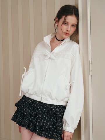 4/16일 예약배송_Cest_Ribbon lace jacket